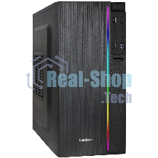 Компьютерный корпус Minitower ExeGate mEVO-9302-RGb-700W-12 (mATX, БП 700NPX с вент. 12см, 2хUSB+1хUSB 3.0, HD аудио, черный с RGb подсветкой)