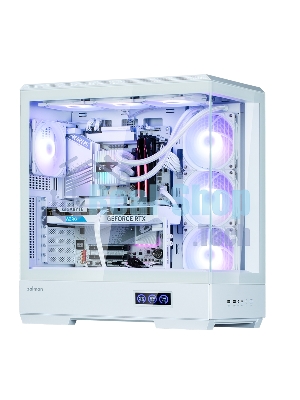 Компьютерный корпус ZALMAN P50 DS, ATX, WHITE, WINDOW, 2x3.5