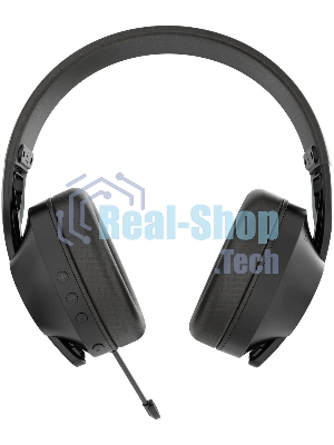Гарнитура Acer OHR400 чёрный, беспроводная + проводная, USB/mini jack 3.5 мм, до 45 ч, подсветка
