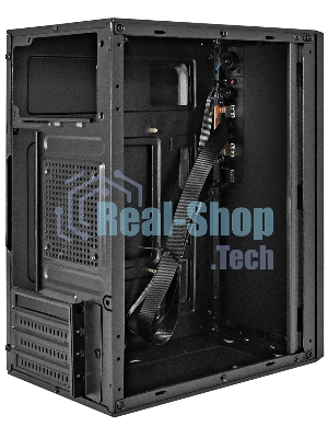 Компьютерный корпус Minitower ExeGate BAA-308-AA500 (mATX, БП AA500 с вент. 8см, 2хUSB, HD Audio, черный)
