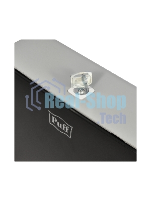 Диспенсер бумажных полотенец Puff-5145Bl черный, с замком, ABS-пластик