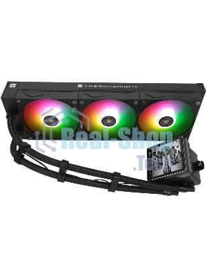 Система жидкостного охлаждения Thermalright Grand Vision 360 ARGB Soc-AM5/AM4/1151/1200/2066/2011/1700 черный 4-pin 29.6dB Al LCD Ret (G-VISION-360-BL-ARGB)