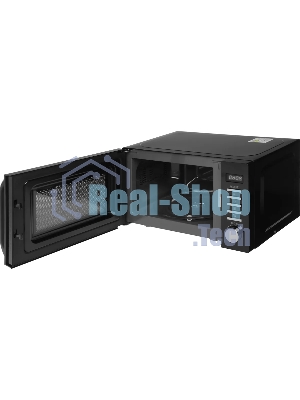 Микроволновая печь Haier HMB-DG208BA черный, 20 л, 800 Вт, переключатели - кнопки, поворотный механизм