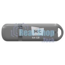 Флешка USB MORE CHOICE МФБ64 Grey (4620202558930), 64GB, USB 3.0, R/W 25/15, серый