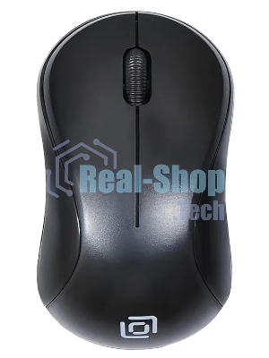 Мышь беспроводная Oklick 605SW черный, 1200 dpi, радиоканал, USB, кнопки - 3