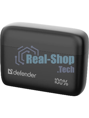 Петличный микрофон DEFENDER (64139) Talky-139 wrls, черный, кейс, 2шт