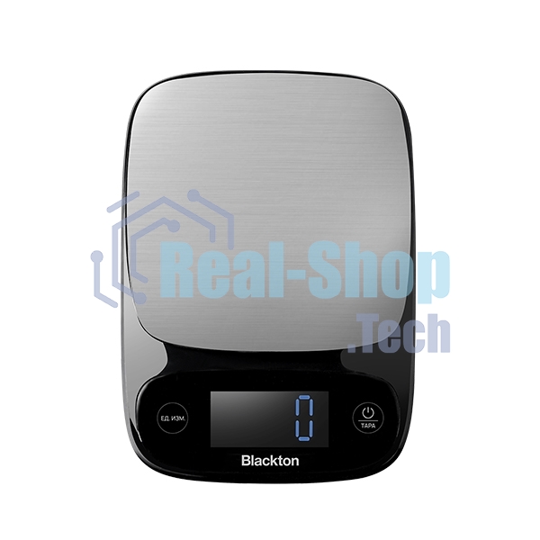 Весы кухонные Blackton Bt KS112 черный, тип управления: сенсорное, дисплей LCD, количество высокочувствительных датчиков: 1, выбор единиц измерения: грамм, килограмм, фунт:унция, миллилитр (молоко, вода), жидкая унция, унция, интервал измерения: 1 г, максимальный вес: 10 кг, функция вычета веса тары, индикация перегрузки, индикатор замены батарейки, автоматическое и ручное отключение, автообнуление, материал корпуса: пластик, металл, нескользящие ножки, источник питания: 2 x AAA, номинальное напряжение: 3 В