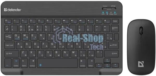 Комплект клавиатура+мышь Defender Network C-971 беспроводной, Bluetooth, 1600 DPI, чёрный