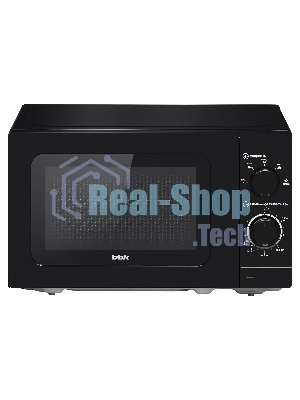Микроволновая печь BBK 20MWS-717M/B черный, 20 л, 700 Вт, переключатели - поворотный механизм