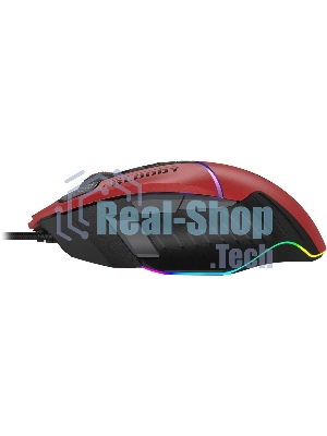 Мышь проводная A4Tech Bloody W95 Max Sports красный/черный оптическая (12000dpi) USB (10but)