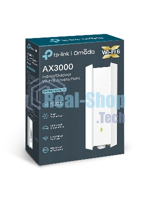 Двухдиапазонная точка доступа TP-Link EAP650-Outdoor AX3000 Wi-Fi 6 для помещения/улицы PROJ
