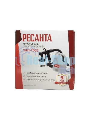 Краскопульт электрический Ресанта ЭКП-700В 75/17/2