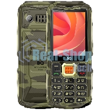 Мобильный телефон BQ 2830L Tank Connect Max камуфляж/золотистый