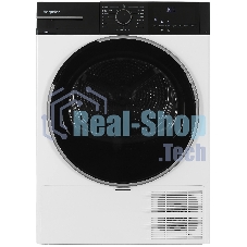Сушильная машина Hotpoint TDSH 85V B белый, 8 кг, сушка - тепловой насос, программ - 15, 59.7 x 84.6 x 56 см