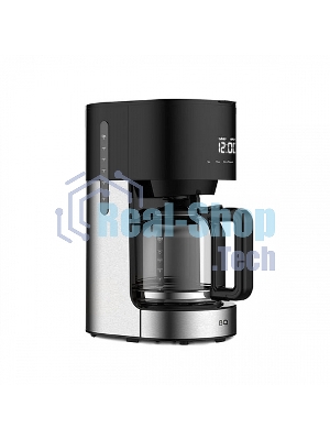 Кофеварка капельнаяBQ CM1001 черный-стальной, исп. кофе -молотый, 1.5 л, 900 Вт.