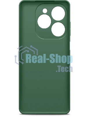 Чехол (клип-кейс) BoraSCO для Tecno Spark 20/20C/Go 2024/Pop 8 Microfiber Case зеленый опал