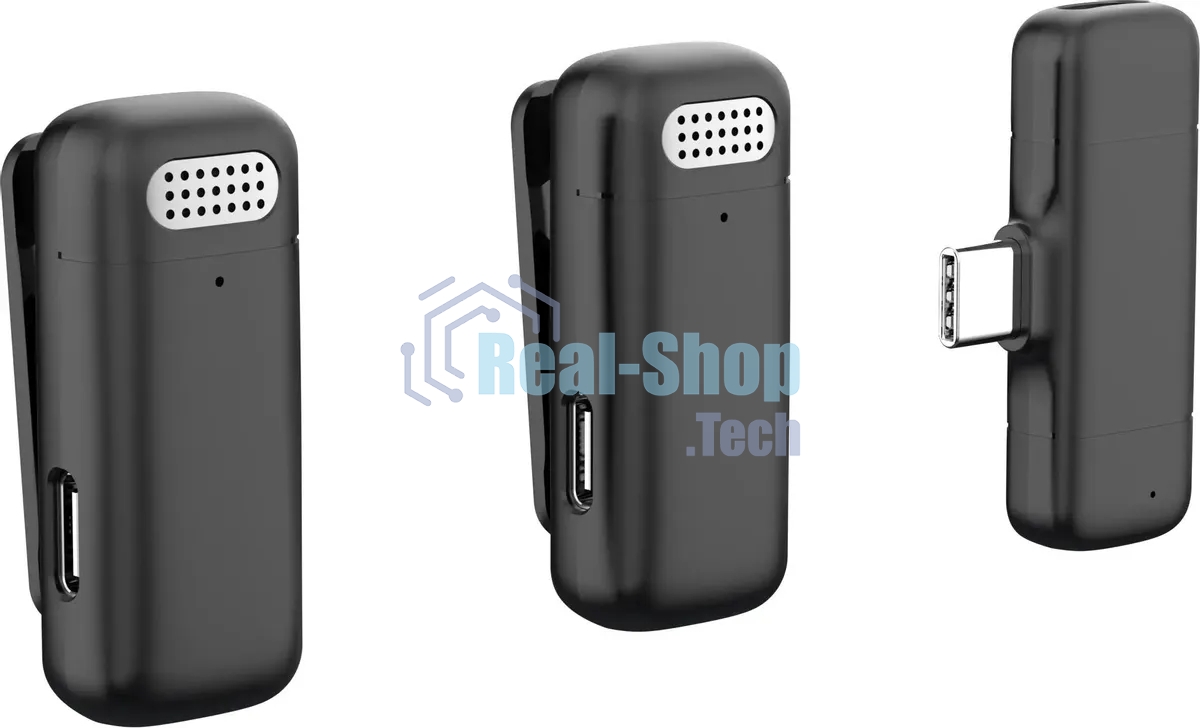 Петличный микрофон DEFENDER (64139) Talky-139 wrls, черный, кейс, 2шт