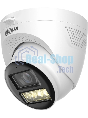 Камера видеонаблюдения аналоговая Dahua DH-HAC-HDW1500TQP-IL-T-0280B 2.8-2.8мм цв.