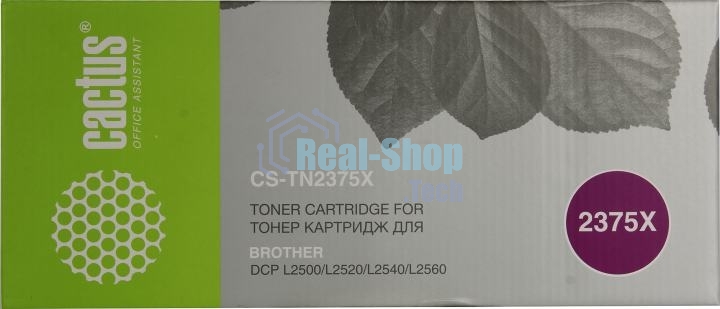 Картридж лазерный Cactus CS-TN2375X черный (5200 стр.) для Brother DCP L2500/L2520/L2540/L2560