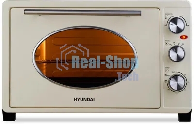 Мини-печь Hyundai MIO-HY084 33л. 1500Вт бежевый/хром