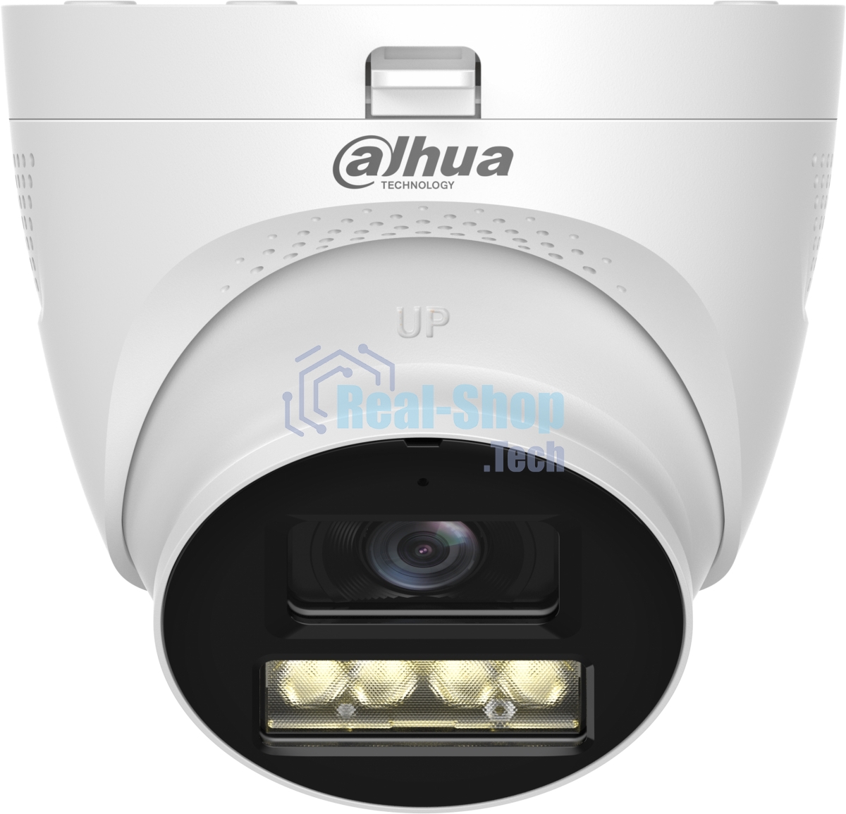 Камера видеонаблюдения аналоговая Dahua DH-HAC-HDW1500TQP-IL-T-0280B 2.8-2.8мм цв.
