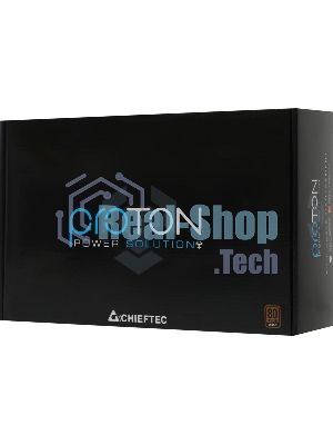Блок питания Chieftec BDF-1000C, 1000Вт, 80 PLUS Bronze, 140мм, модульный, черный