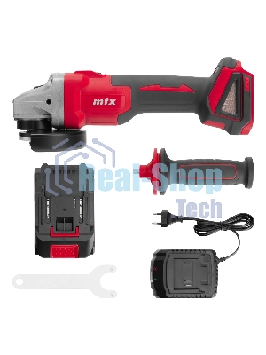 Угловая шлифовальная машина аккумуляторная бесщеточная MTX AGb-BL-20-125, Li-Ion, 20 В