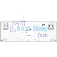 Клавиатура беспроводная Acer OKR302 (ZL.KBDEE.016), USB, Bluetooth/Радиоканал, белый