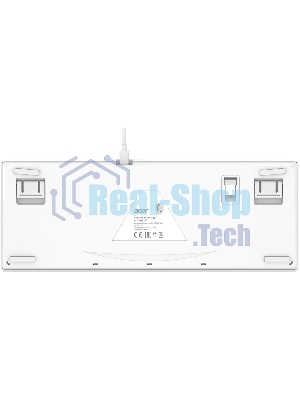Клавиатура беспроводная Acer OKR302 (ZL.KBDEE.016), USB, Bluetooth/Радиоканал, белый