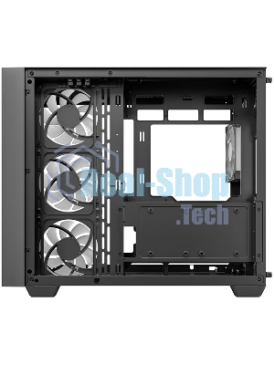 Корпус DeepCool CG530U 4F Black, Midi-Tower, чёрный, 4 x 120 мм