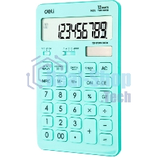 Калькулятор настольный Deli Touch EM01531 голубой 12-разр.