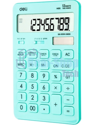 Калькулятор настольный Deli Touch EM01531 голубой 12-разр.