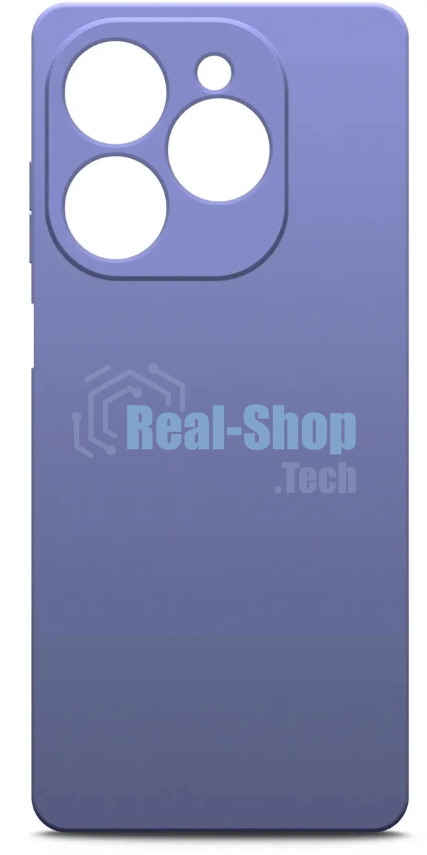 Чехол (клип-кейс) BoraSCO для Tecno Spark 20/20C/Go 2024/Pop 8 Microfiber Case лавандовый