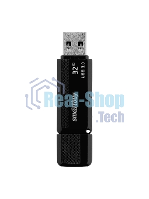Флешка USB Smartbuy Dock black (SB32GbDK-K3), 32Gb, USB 3.0, R/W 45/12, черный
