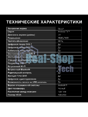 Телевизор Hyundai 75