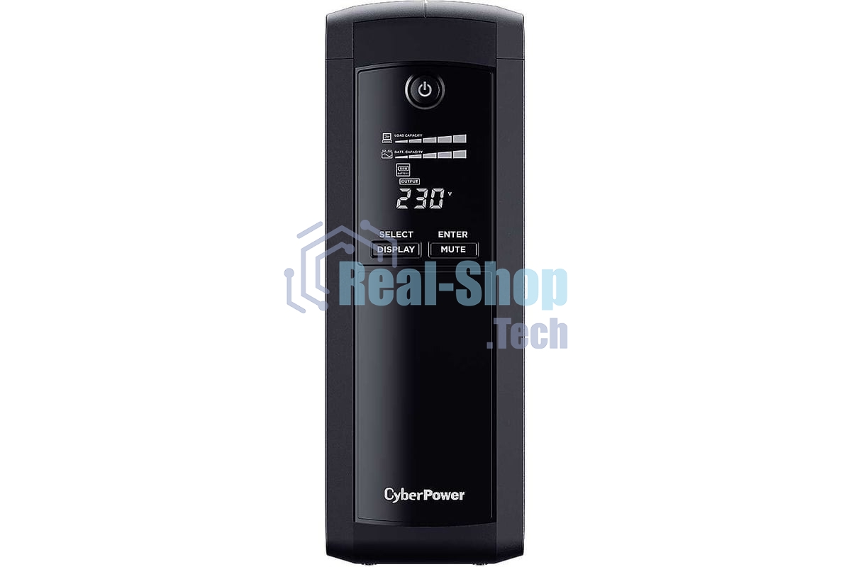 Источник бесперебойного питания CyberPower VP1200EILCD/1200 ВА/720 Вт/USB/RS-232/RJ-11/RJ-45/8xIEC 320 C13 (компьютерный)