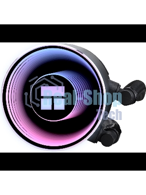 Водяное охлаждение для процессора Thermalright Frozen Notte 240 черный ARGB V2 (240мм, Black, ARGB/ Fans: 2x120мм, 72.37CFM, 27.7dBA, 2000RPM/ Pump height 54мм, 28dBA, 5300RPM, Rad thickness 27мм/ S: 1200, 1700, 1851, 2011, 2066, 115X, AM2, AM2+, AM3, AM3+, AM4, AM5, FM1, FM2, FM2+)