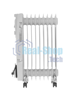 Обогреватель масляный Blackton Bt OH1111 (9 секций), белый, 2000 Вт, 20 м2, механический термостат