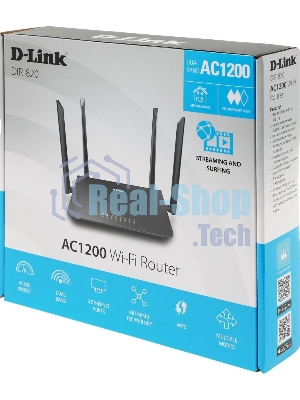 Роутер беспроводной D-Link DIR-820/RU/A1A
