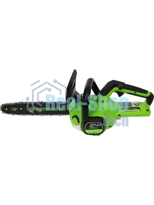 Цепная пила аккумуляторная Greenworks GD24CS30, 24V, 30 см, бесщеточная, без АКБ и ЗУ [2007007]