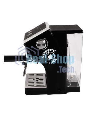 Кофеварка рожкового типа электрическая Endever Costa-1085, объем-1,5л, цвет черный, мощность 1200 Вт, давление 15 бар, 2 шт/уп
