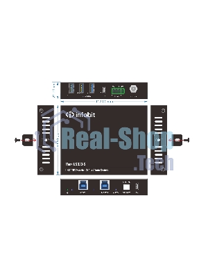 Коммутатор Infobit iTrans USB32-S USB 3.2 10 Гбит/с с автопереключением