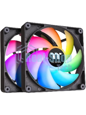 Вентилятор для корпуса Thermaltake CT140 ARGb 140x140x25мм черный 4-pin 30.5dB Ret (CL-F150-PL14SW-A)