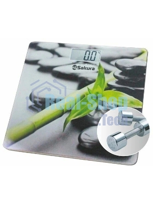 Весы напольные Sakura SA-5072S 180 кг элек бамбук