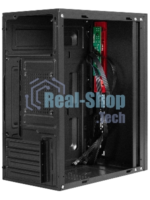 Компьютерный корпус Minitower ExeGate EX299408RUS BAA-403-AA500 (mATX, БП AA500 с вент. 8см, 2*USB, HD Audio, черный)