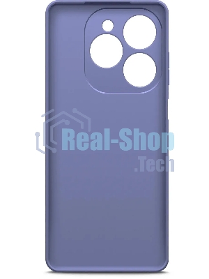 Чехол (клип-кейс) BoraSCO для Tecno Spark 20/20C/Go 2024/Pop 8 Microfiber Case лавандовый