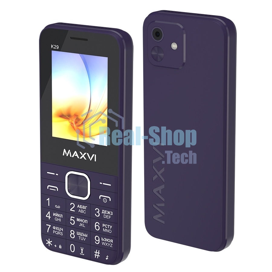 Мобильный телефон Maxvi K29 фиолетовый