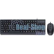 Комплект клавиатура+мышь Acer OCC400 проводной, USB, 2000 DPI, черный