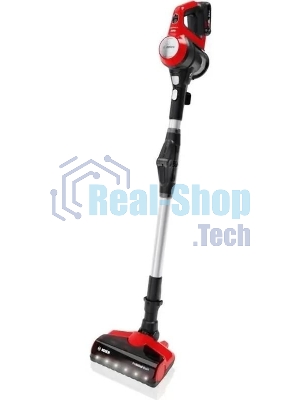 Пылесос вертикальный Bosch BCS711PET черный/красный, питание от аккумулятора, 18 Вт, уборка сухая, пылесборник контейнер 0.3 л