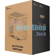 Компьютерный корпус Ocypus Iota C70 BK Curve ARGB Digital (Iota-C70-BKD400CD-GL)